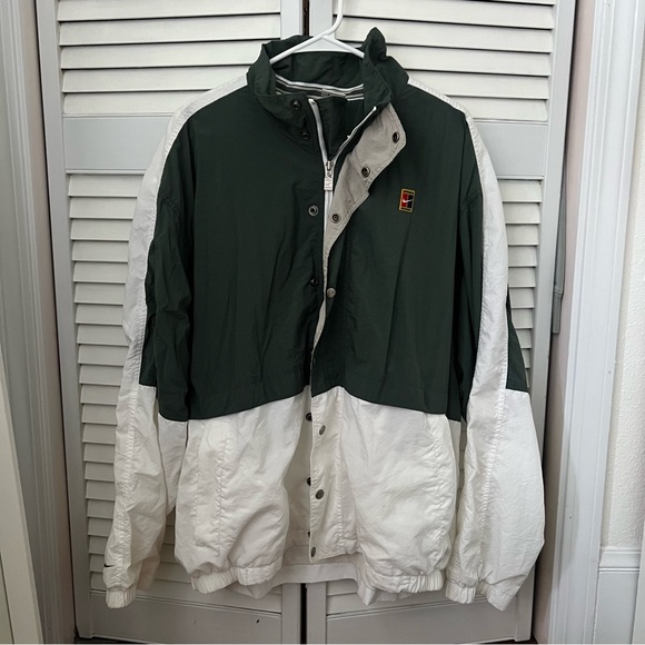 Vintage 90s Nike Court Windbreaker Jacket - Picture 1 of 5